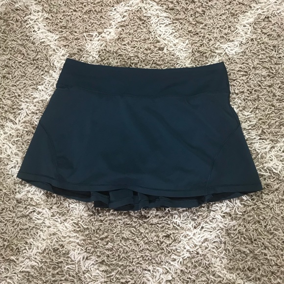 Lululemon Circuit Breaker Skirt II Athletic Running Tennis Submarine Tea… - Picture 4 of 15